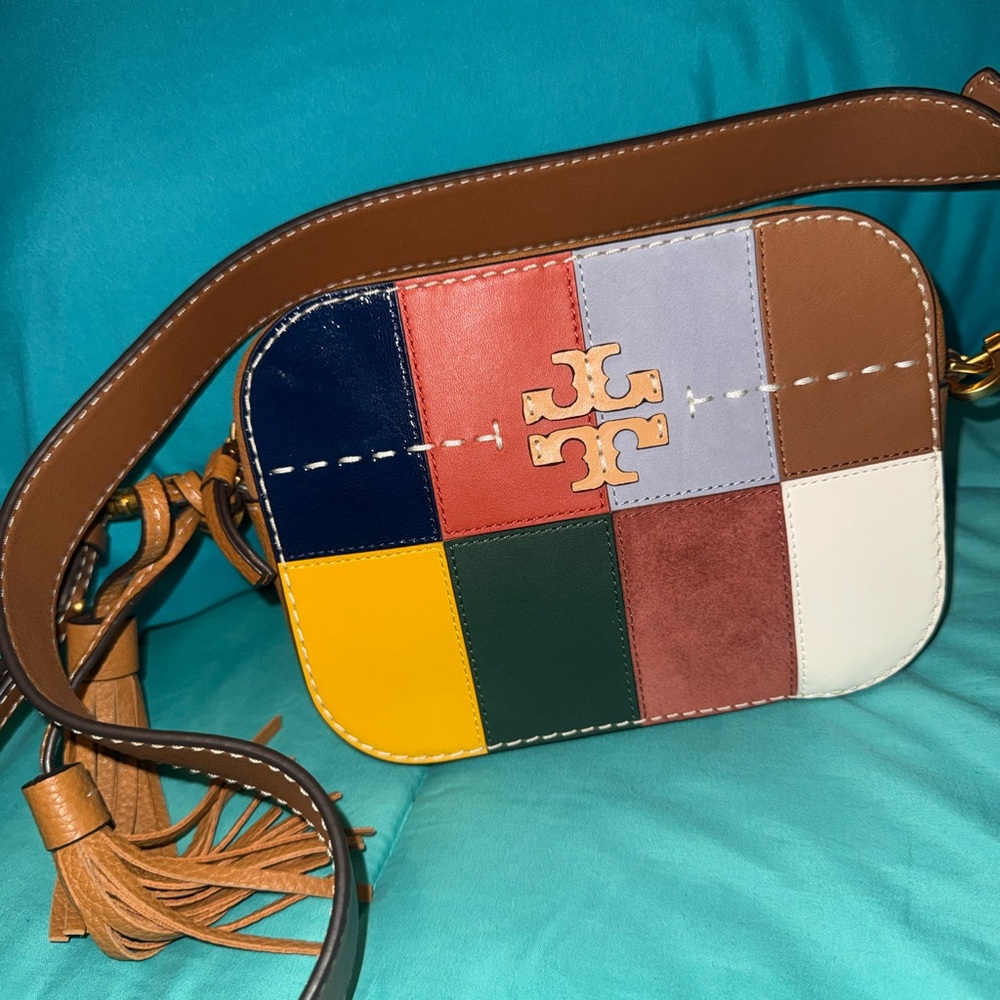 Tory Burch Colorful Patchwork Crossbody Bag